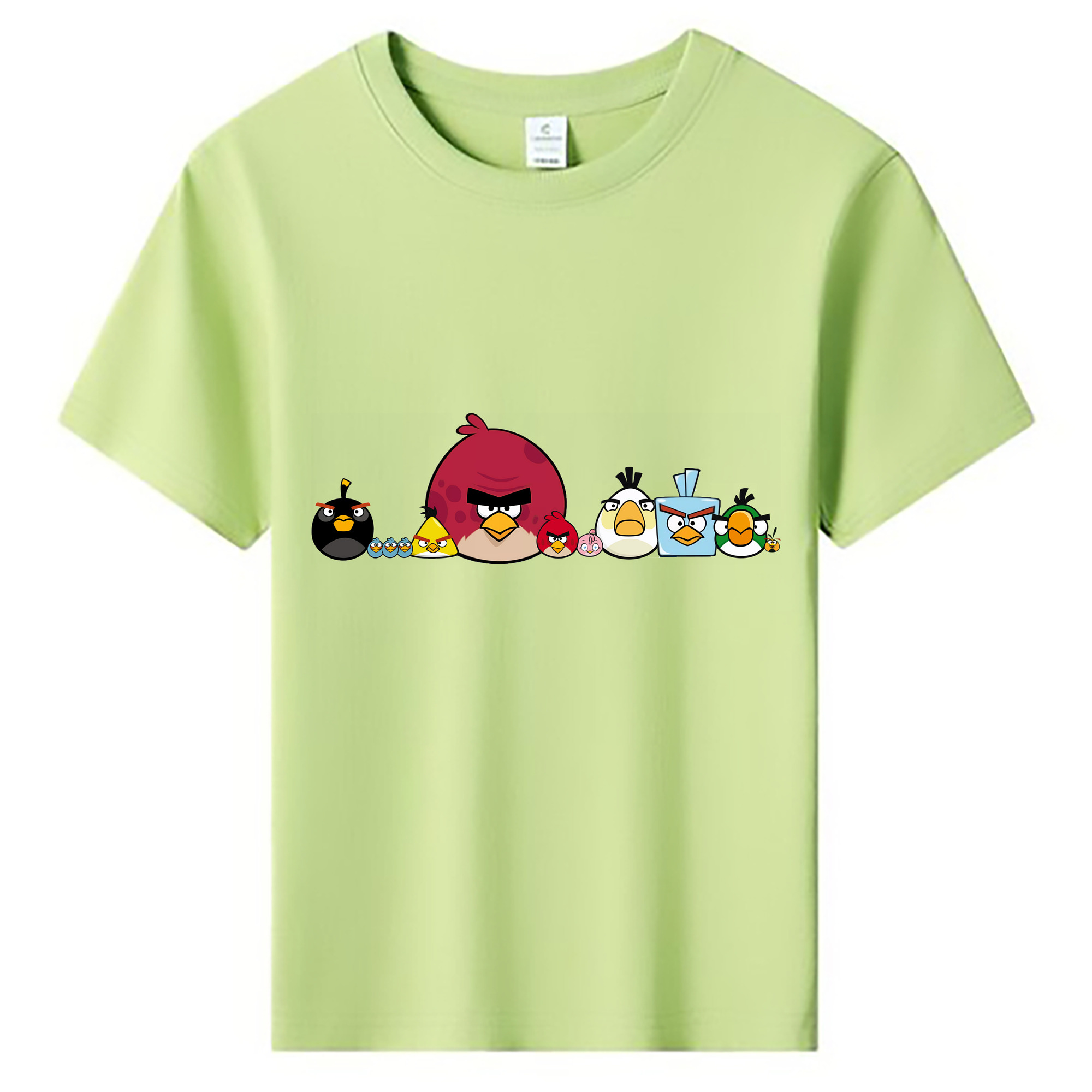 （画像用） Angry Birds アングリーバード 綿100％キッズTシャツ（フロントプリント）